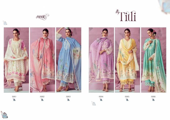 Heer Titali Vol 170 By Kimora Pure Muslin Printed Designer Salwar Suits Wholesale Price In Surat